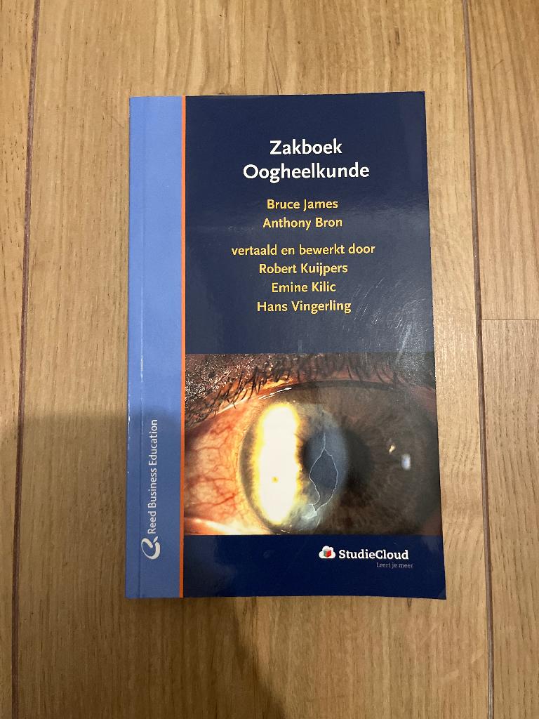 Zakboek oogheelkunde 4e druk (nieuw), Boeken, Nieuw, Diverse auteurs, Beta, HBO