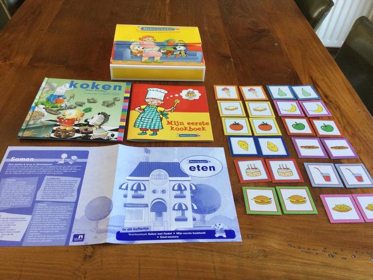 HOTELDEBOTEL BOX: THEMA : ETEN, VOORBEREIDING BASISSCHOOL, Kinderen en Baby's, Speelgoed | Educatief en Creatief, Nieuw, Taal en Lezen