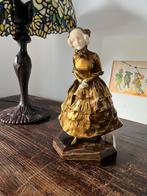 Antiek art nouveau beeldje brons, Antiek en Kunst, Antiek | Koper en Brons, Ophalen of Verzenden, Brons