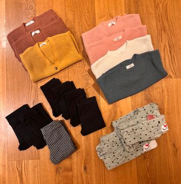 Kledingpakket herfst/winter meisjes maat 122/128 beschikbaar voor biedingen