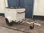 Saris Monty aanhanger + 4x fietsendrager +klep. Waterdicht!!, Auto diversen, Aanhangers en Bagagewagens, Ophalen, Gebruikt