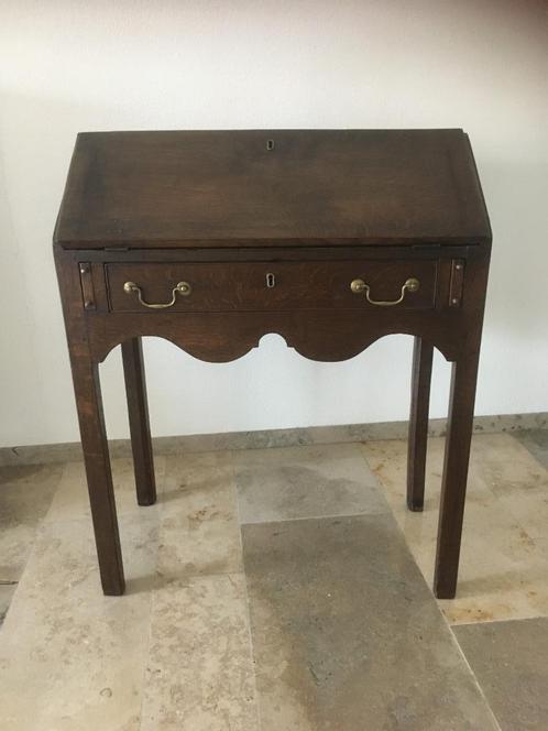 Antieke Engelse kleine secretaire met stoel, Antiek en Kunst, Antiek | Meubels | Kasten, Ophalen