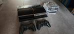 PS3 60GB CECHC04 + 2 controllers en games, Spelcomputers en Games, Spelcomputers | Sony PlayStation 3, Phat, Met 2 controllers
