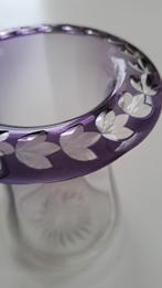 Boheems glazen vaasje. Moser?, Ophalen of Verzenden