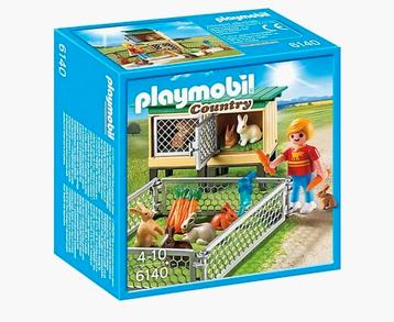Playmobil Konijnenhok met buitenren (compleet) beschikbaar voor biedingen