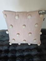 Kussen met pompons, Ophalen of Verzenden, Nieuw, Roze, Vierkant