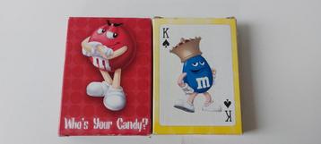2 x M&M speelkaarten. beschikbaar voor biedingen