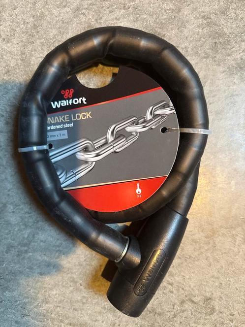 Walfort Snake Lock Fietsslot - Nieuw, Fietsen en Brommers, Fietsaccessoires | Fietssloten, Nieuw, Kettingslot, Ophalen of Verzenden