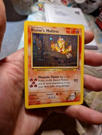Blaine's Moltres 1/132 Gym Hero's Challenge 2000 Wotc beschikbaar voor biedingen