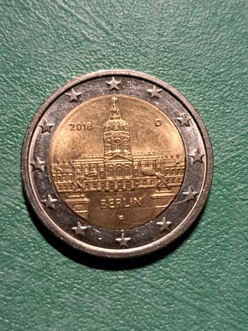 2 euro cc Duitsland Charlottenburg Berlijn 2018 (F) beschikbaar voor biedingen