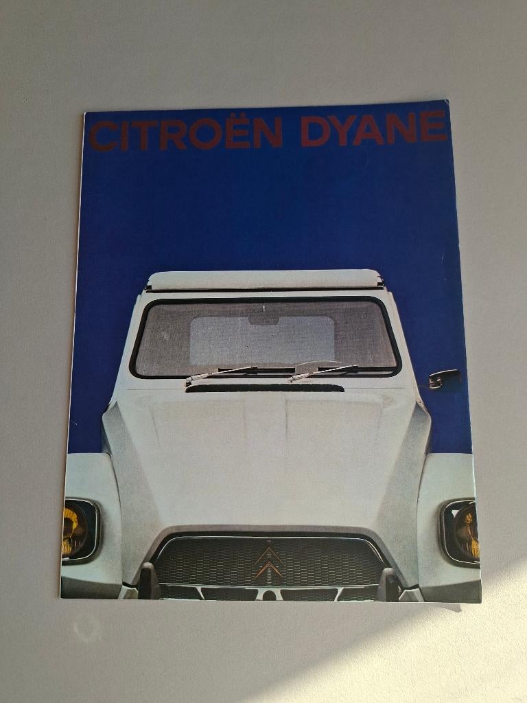 AUTOFOLDER CITROËN DYANE VAN 1970, Ophalen of Verzenden, Zo goed als nieuw, Citroën
