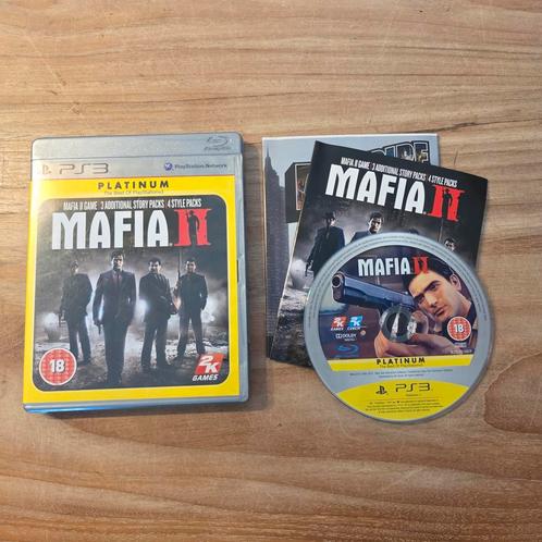 Sony Playstation 3 Mafia 2, Spelcomputers en Games, Games | Sony PlayStation 3, Zo goed als nieuw, 1 speler, Vanaf 18 jaar, Ophalen of Verzenden