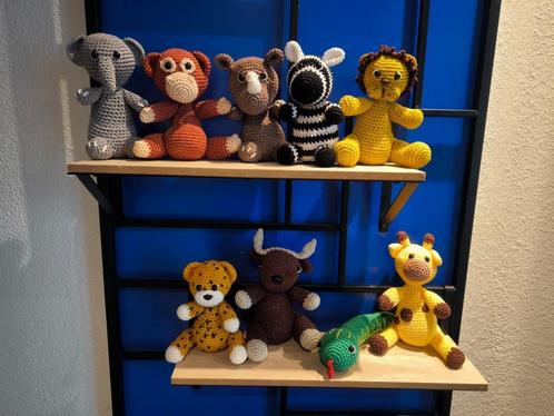 Handgehaakte safari vriendjes, Hobby en Vrije tijd, Breien en Haken, Nieuw, Breien of Haken, Overige typen, Ophalen of Verzenden