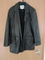 Leren blazer, Ophalen of Verzenden, Zo goed als nieuw, Zwart