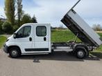 Peugeot Boxer 2.2 HDI Kipper 7 PERS / AIRCO / 108Dkm / NAP, Stof, Gebruikt, 4 cilinders, 7 stoelen