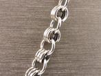 Zilveren jasseron collier                                Z49, Sieraden, Tassen en Uiterlijk, Kettingen, Gebruikt, ., Ophalen of Verzenden