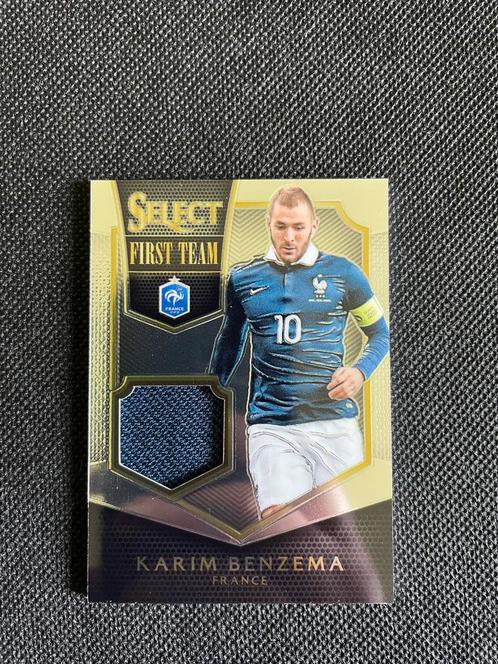 Karim Benzema Patch Card Frankrijk /199, Hobby en Vrije tijd, Stickers en Plaatjes, Zo goed als nieuw, Plaatje, Ophalen of Verzenden