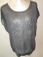 valt als maat XL oksel tot oksel 63 cm, Ophalen of Verzenden, Zo goed als nieuw, Grijs, Shirt of Top