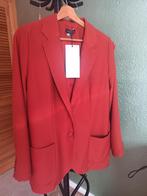 LaDress Carey Crêpe satin blazer, Maat 42/44 (L), Nieuw, Oranje, Ophalen of Verzenden