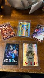 Rock backstage laminated passen Who Alice Cooper Creed ea