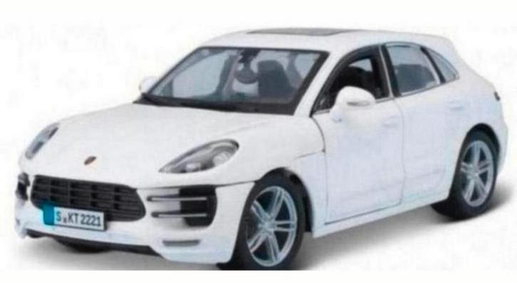 Aanbieding Bburago Porsche Macan wit of zwart nieuw in doos, Hobby en Vrije tijd, Modelauto's | 1:24, Nieuw, Auto, Bburago, Ophalen of Verzenden
