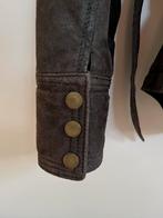 Sluisleder leren jas - Maat 42, Kleding | Dames, Jasjes, Kostuums en Pakken, Bruin, Maat 42/44 (L), Ophalen of Verzenden, Jasje