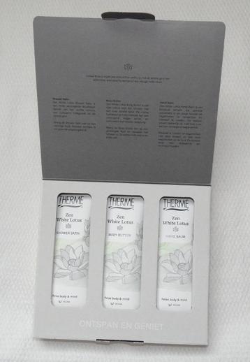 Therme geschenkverpakking welnessbox, zen white lotus beschikbaar voor biedingen