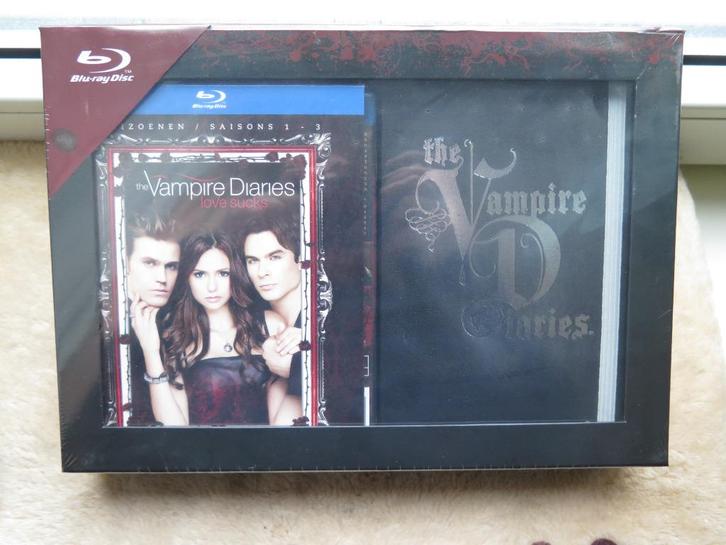 The vampire diaries -Seizoen 1 t/m 3 + dagboek - blu-rayseal, Cd's en Dvd's, Dvd's | Tv en Series, Nieuw in verpakking, Overige genres