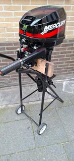 Mercury /Mariner 15 pk 2takt Kortstaart, Watersport en Boten, Ophalen, Zo goed als nieuw, Benzine, 10 tot 30 pk