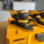 Gezocht Mirka schuurmachines Deros en Deos machines!., Ophalen of Verzenden, Zo goed als nieuw, Minder dan 600 watt, Excentrische schuurmachine