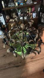 Hanglamp metaal donkerbruin, Antiek en Kunst, Antiek | Lampen, Ophalen