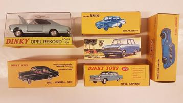 6 x Atlas Dinky Toys. Opel en Packard. Nieuw in doos beschikbaar voor biedingen