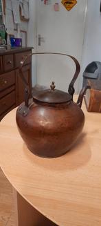 Antieke Koperen Theepot, Antiek en Kunst, Ophalen, Koper
