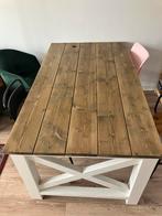 Houten tafel, Huis en Inrichting, Tafels | Eettafels, Ophalen, Gebruikt, 50 tot 100 cm, Vijf personen of meer