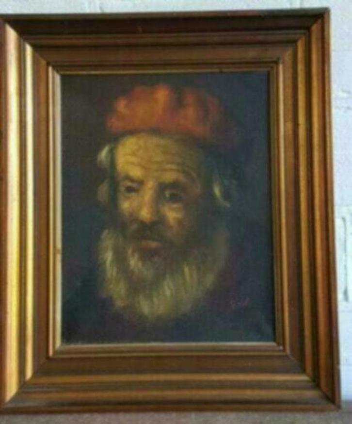 Bor pseudoniem jan Theuns Breda Rembrandt Kopiist 1920 1930, Antiek en Kunst, Kunst | Schilderijen | Klassiek, Ophalen