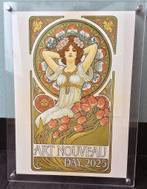 Alphonse Mucha Wereld Art Nouveau dag 2025 Poster, Verzenden