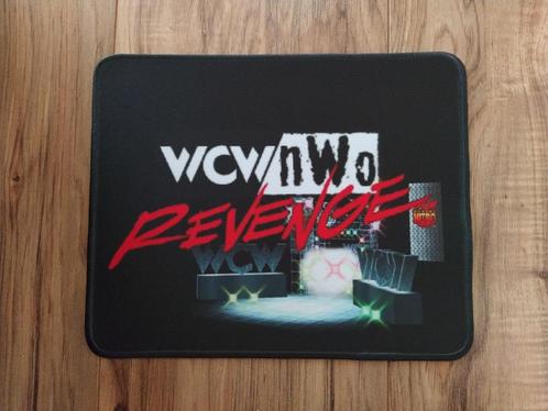 WCW NWO Revenge Nintendo 64 SNES Retro Muismat Hogan WWF WWE, Computers en Software, Muismatten, Zo goed als nieuw, Verzenden