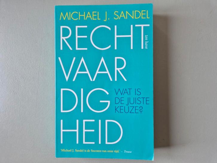 Michael J. Sandel - Rechtvaardigheid, Boeken, Filosofie, Zo goed als nieuw, Ophalen of Verzenden