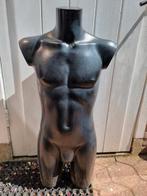 Mannelijke zwarte kunststoffen torso. Niet zwaar, Ophalen of Verzenden, Gebruikt