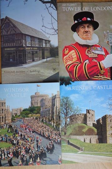 Boekjes brochure Engeland Windsor-Tower-Arundel-Avoncroft beschikbaar voor biedingen