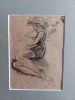 Erasmus Bernard van Dulmen Krumpelman 1897-1987. Mooie dame, Antiek en Kunst, Kunst | Schilderijen | Klassiek, Ophalen of Verzenden