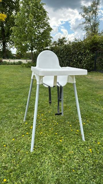 Ikea Antilop kinderstoel wit met blad beschikbaar voor biedingen