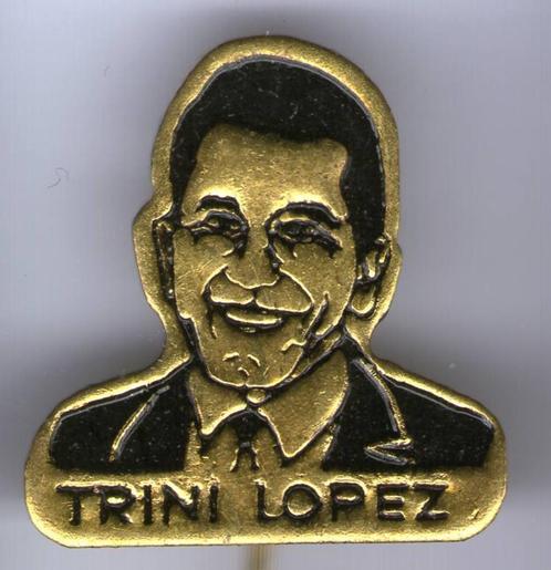 Trini Lopez zwart op koper zanger speldjes( S_107 ), Verzamelen, Speldjes, Pins en Buttons, Nieuw, Speldje of Pin, Figuurtje, Verzenden