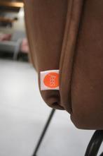 Luxe eetkamerstoel Sanne Jess metaal leer draaibaar bruin, Ophalen, Bruin, Zo goed als nieuw, Eén