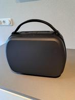 beautycase -handycase, Sieraden, Tassen en Uiterlijk, Beautycases, Ophalen, Met spiegeltje(s), Zo goed als nieuw, Grijs