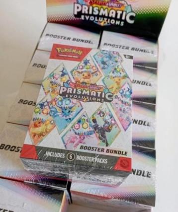 10x Pokemon Booster Prismatic Evolution ENG beschikbaar voor biedingen