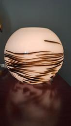 Mooie glazen tafellamp, Ophalen, Zo goed als nieuw, Minder dan 50 cm