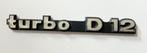Citroen Turbo  d12 logo merk embleem, Ophalen of Verzenden, Gebruikt, Auto's