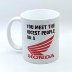 Honda mok retro vintage, Keramiek, Ophalen of Verzenden, Zo goed als nieuw, Overige stijlen