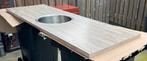 Aangeboden een keukenblad met spoelbak, Ophalen, Gebruikt, Overige kleuren, 150 tot 200 cm